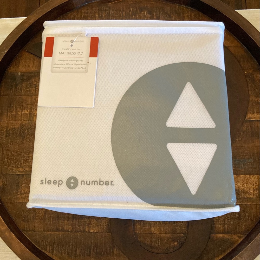 Sleep number total protection mattress pad white queen